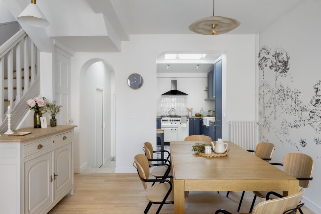 rénovation maison Touquet salle à manger